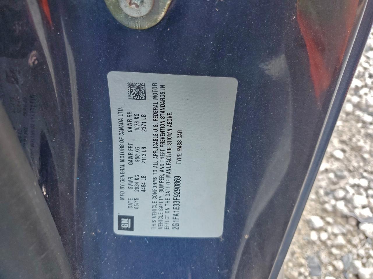 2015 Chevrolet Camaro Ls - zdjęcie 12