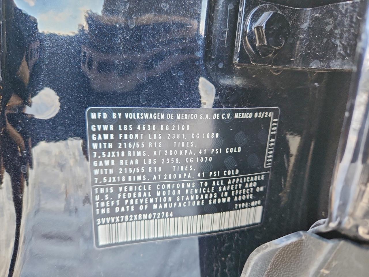 2024 Volkswagen Taos Se - zdjęcie 14