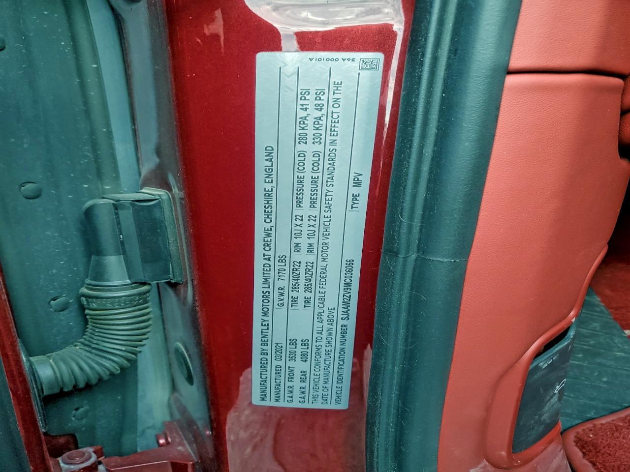 2021 Bentley Bentayga - zdjęcie 13