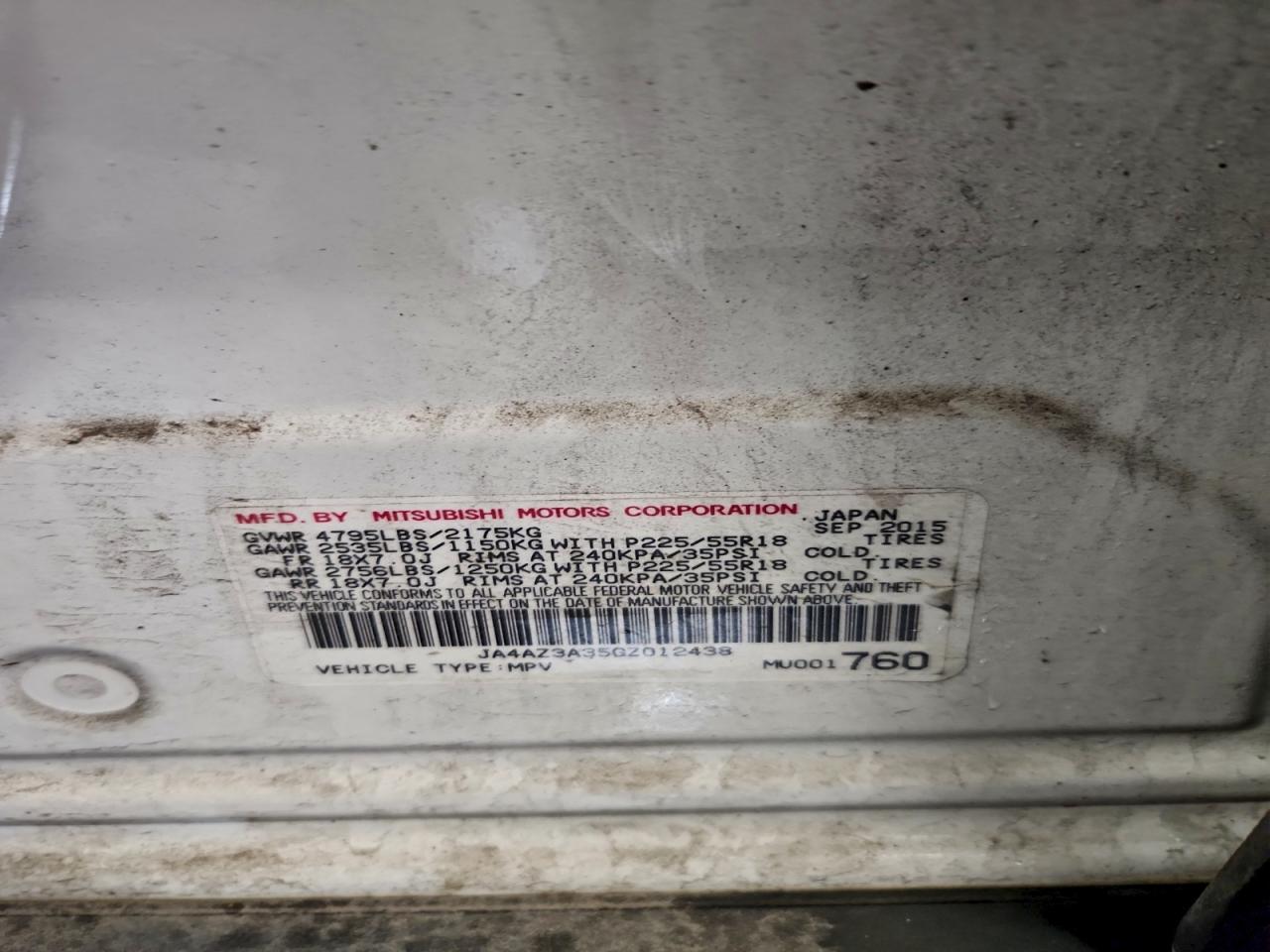 2016 Mitsubishi Outlander Se - zdjęcie 13