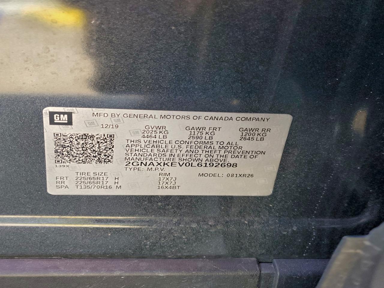 2020 Chevrolet Equinox Lt - zdjęcie 12