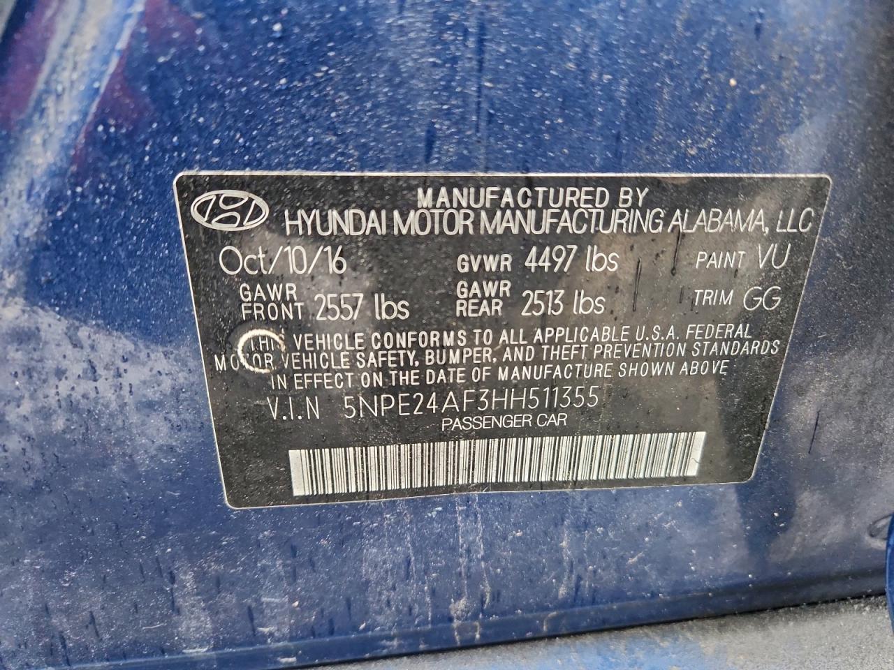 2017 Hyundai Sonata Se - zdjęcie 12