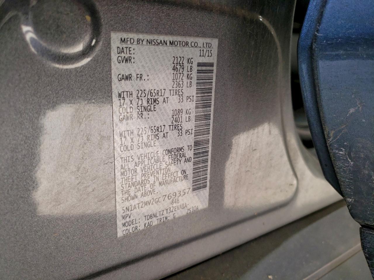 2016 Nissan Rogue S - zdjęcie 13