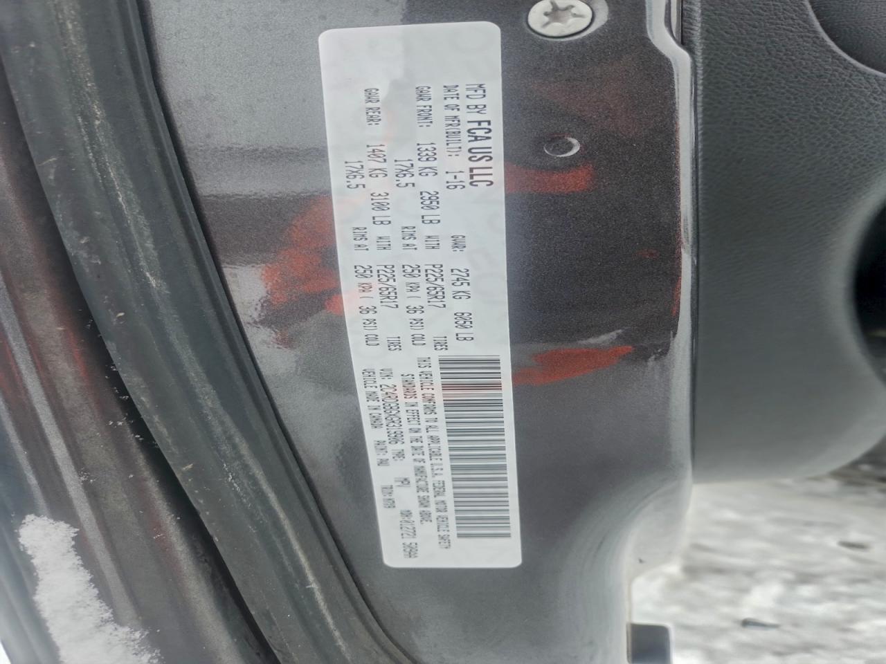2016 Dodge Grand Caravan Se - zdjęcie 13