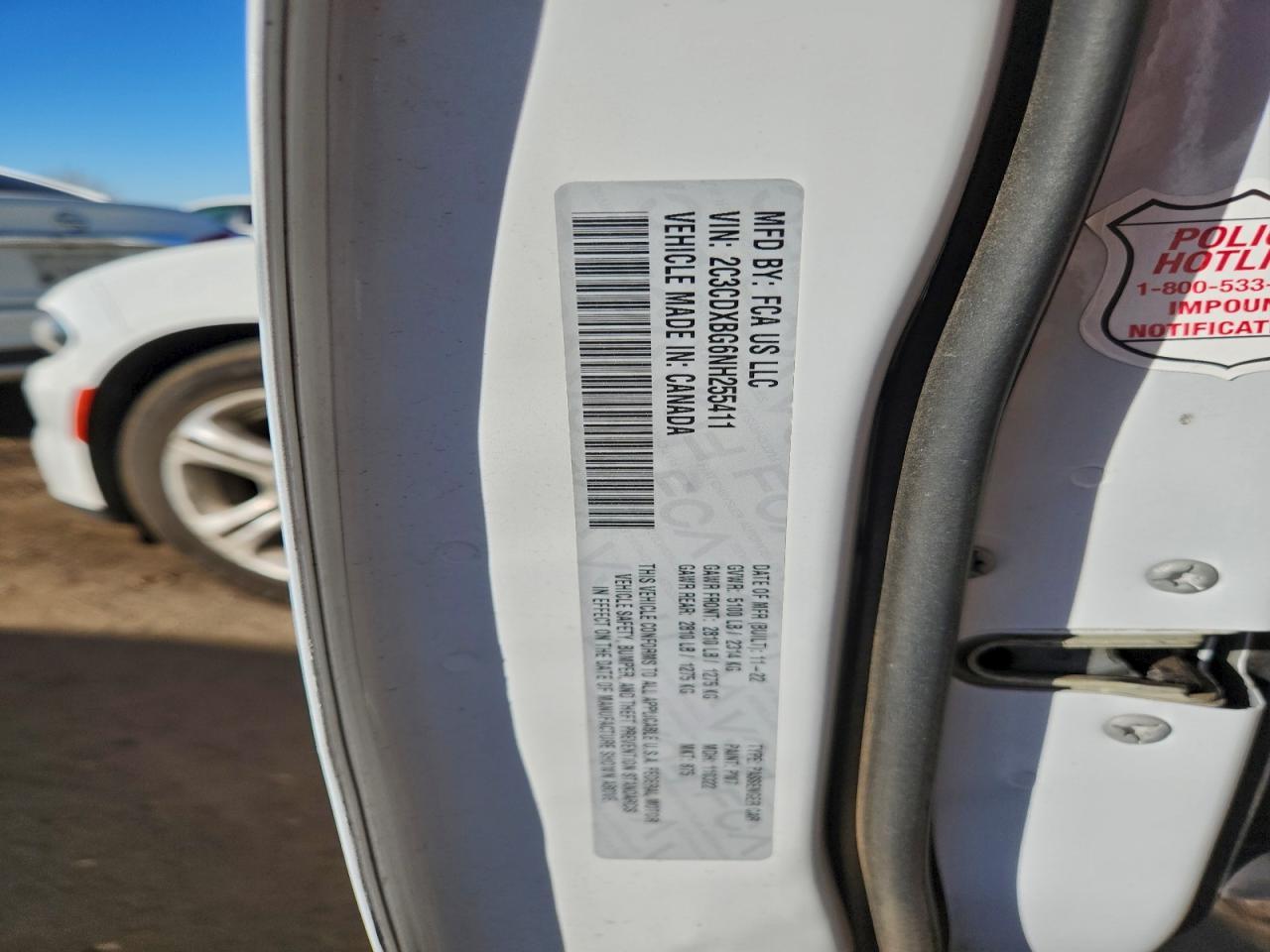 2022 Dodge Charger Sxt - zdjęcie 12