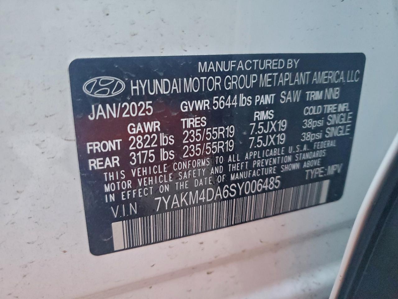 2025 Hyundai Ioniq 5 Se - zdjęcie 12