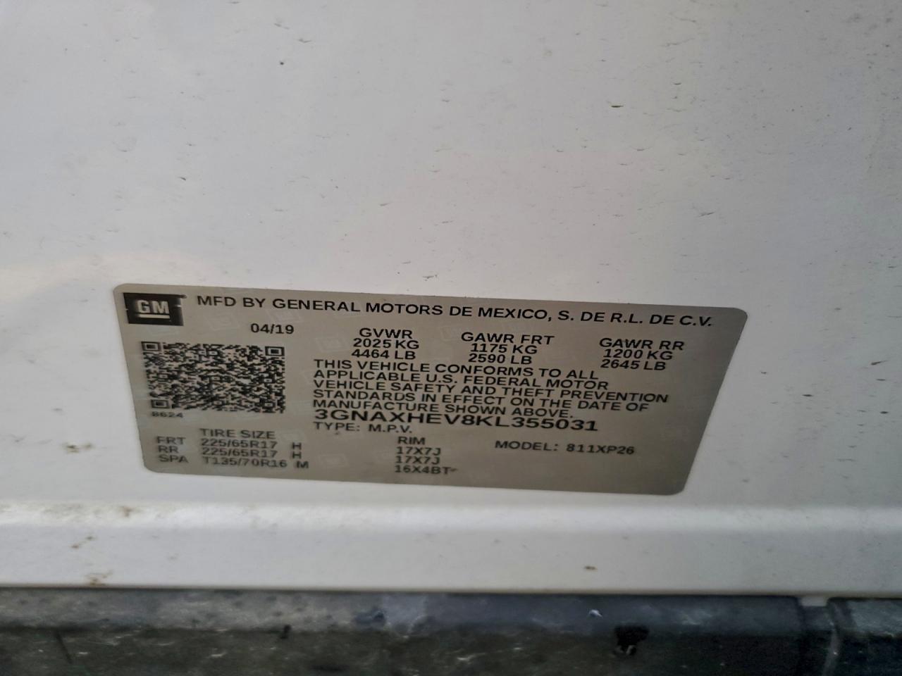 2019 Chevrolet Equinox Ls - zdjęcie 13