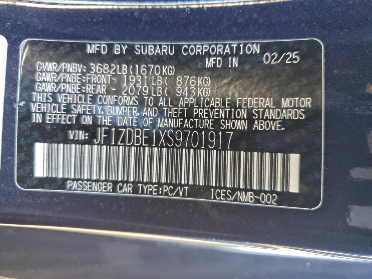 2025 Subaru Brz Limited - zdjęcie 12