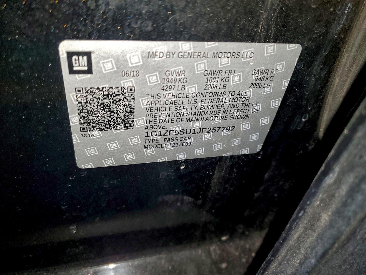 2018 Chevrolet Malibu Hybrid - zdjęcie 13