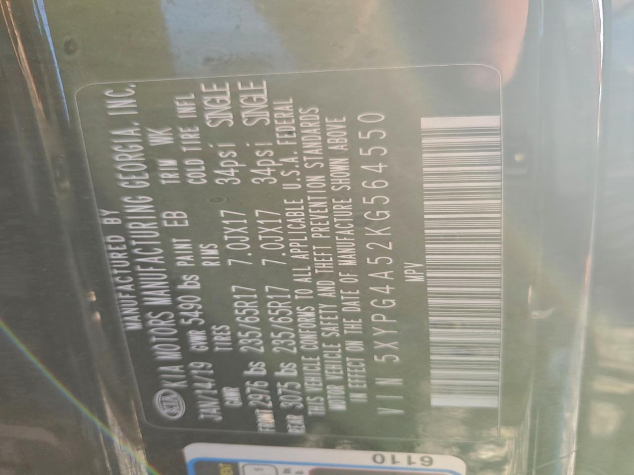 2019 Kia Sorento Lx - zdjęcie 13