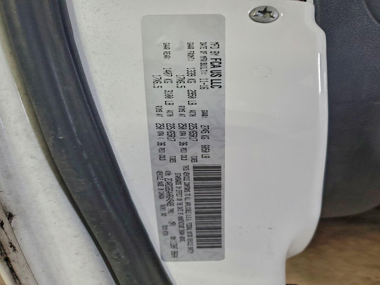 2017 Dodge Grand Caravan Se - zdjęcie 12