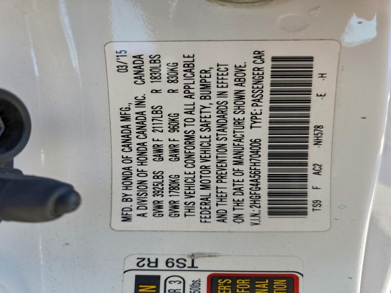 2015 Honda Civic Si - zdjęcie 12