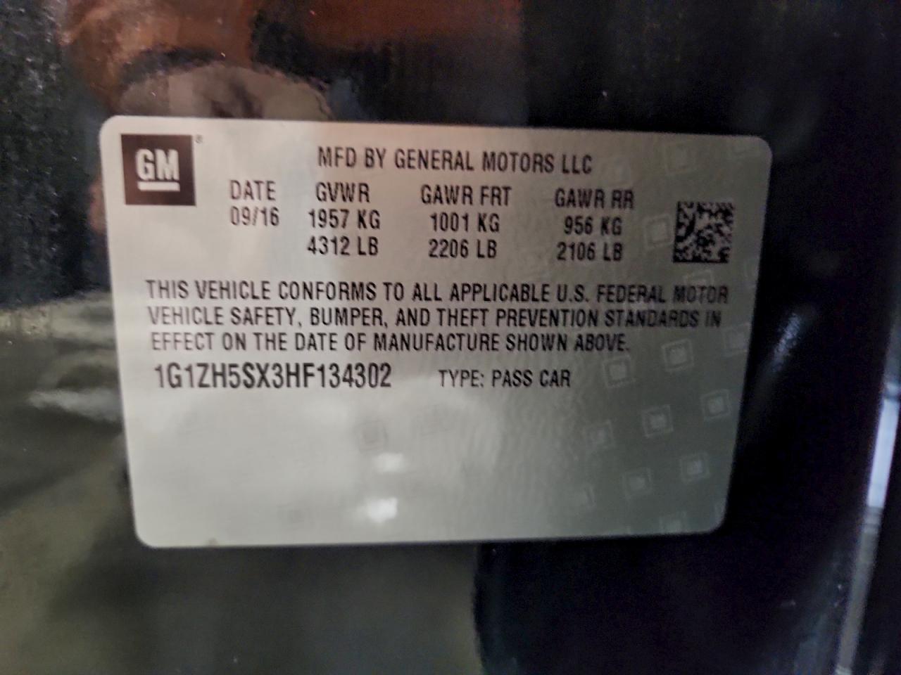 2017 Chevrolet Malibu Premier - zdjęcie 12