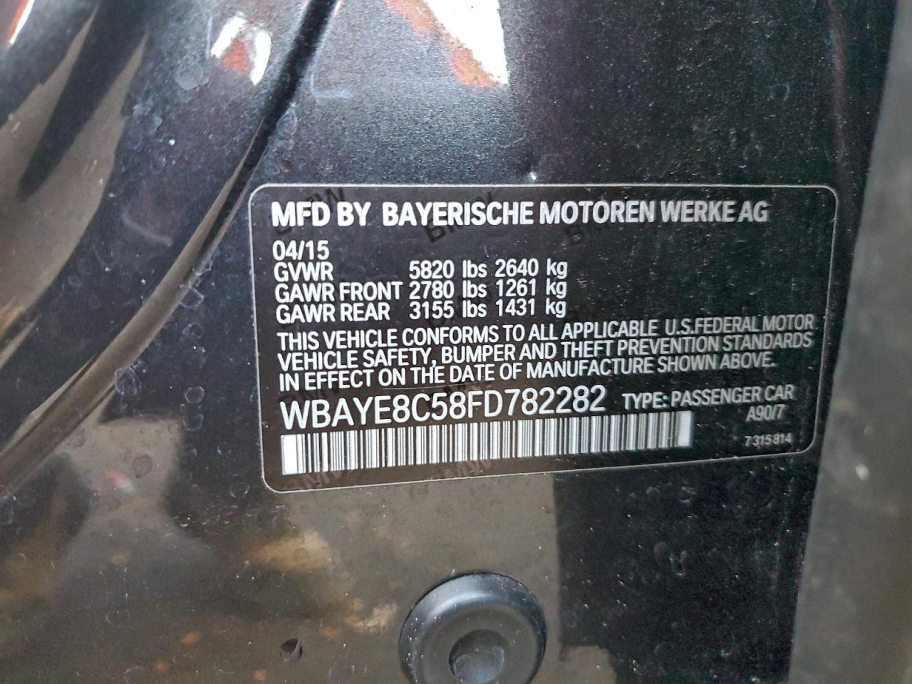 2015 BMW 750 Li - zdjęcie 12