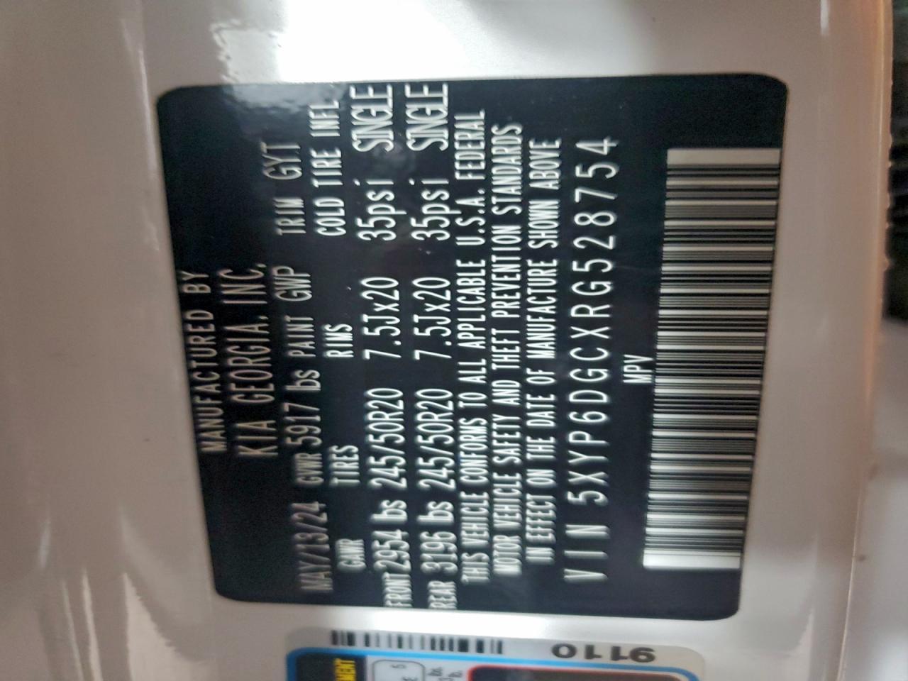 2024 Kia Telluride S - zdjęcie 12