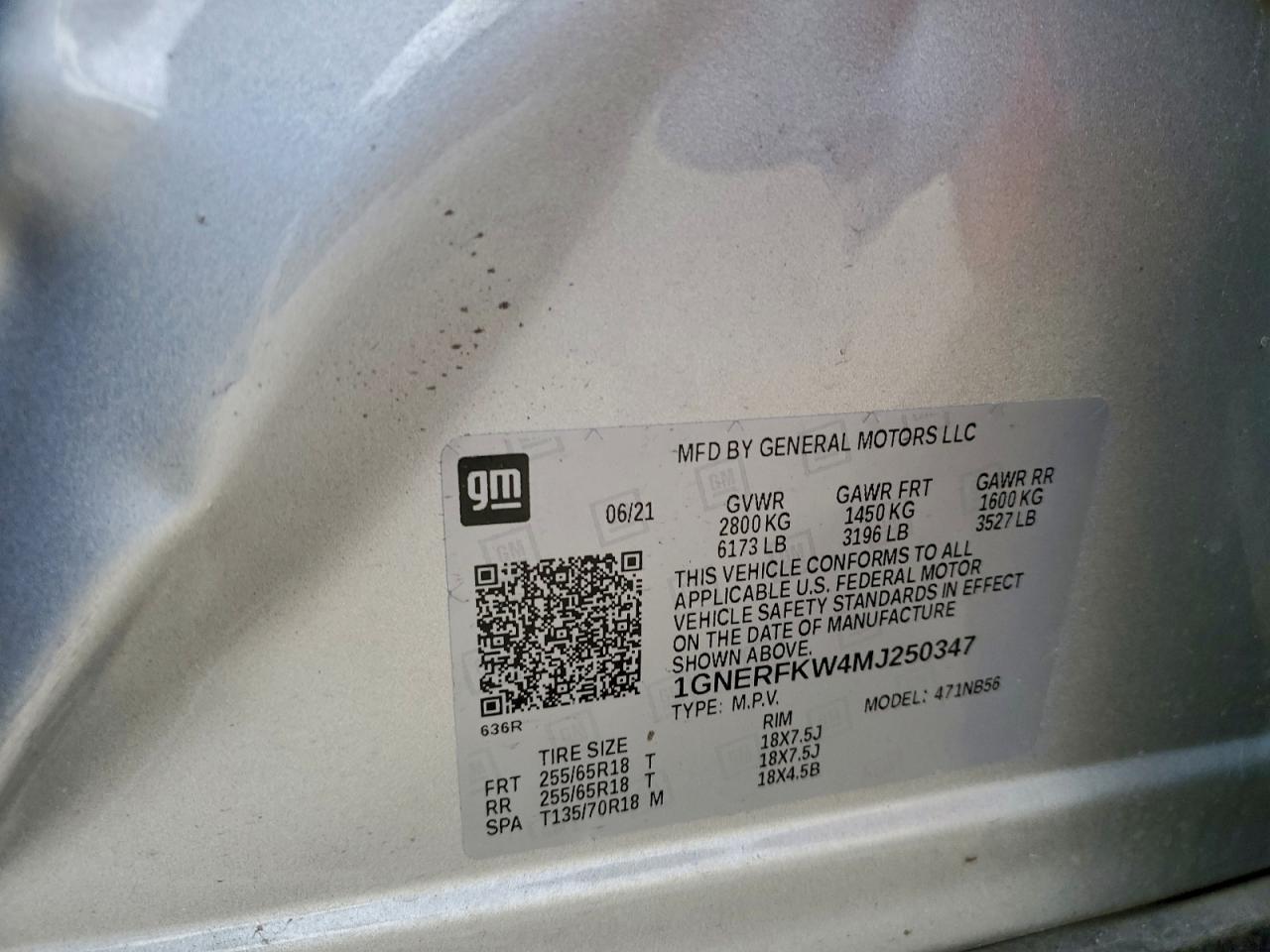 2021 Chevrolet Traverse Ls - zdjęcie 13