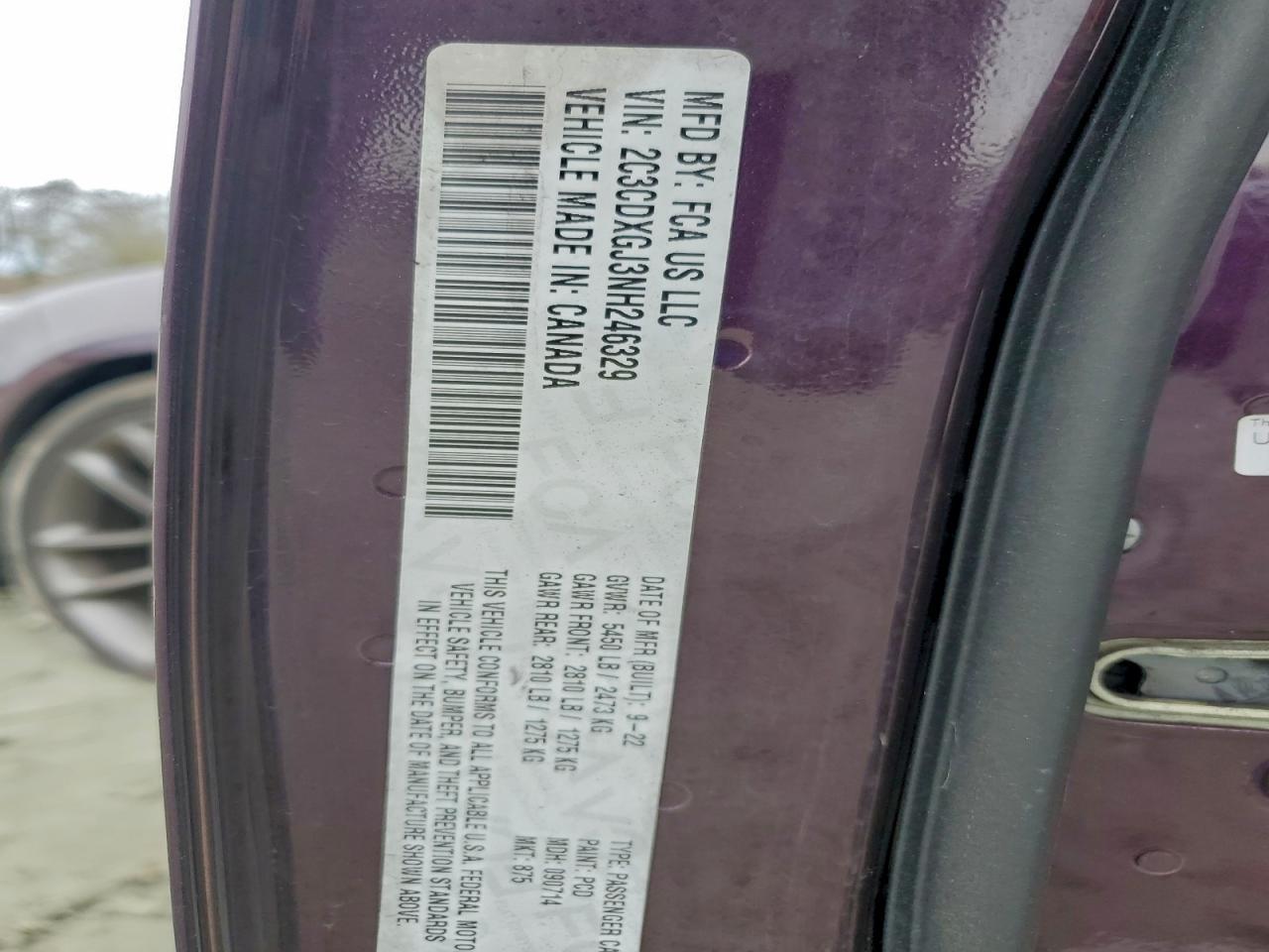 2022 Dodge Charger Scat Pack - zdjęcie 12