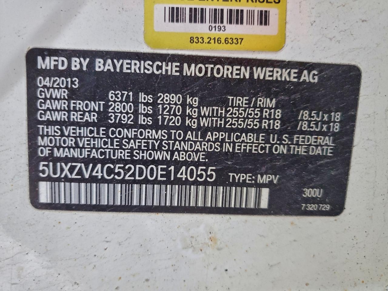 2013 BMW X5 xDrive35I - zdjęcie 13