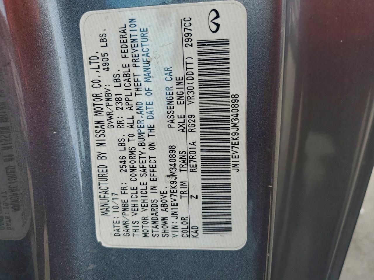 2018 Infiniti Q60 Luxe 300 - zdjęcie 12