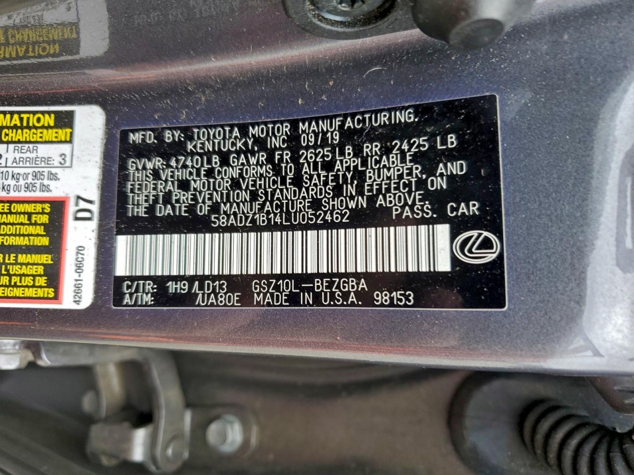 2020 Lexus Es 350 - zdjęcie 13