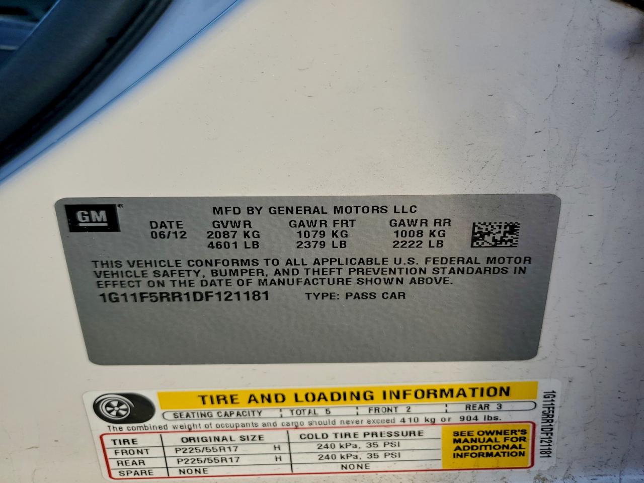 2013 Chevrolet Malibu 2Lt - zdjęcie 12