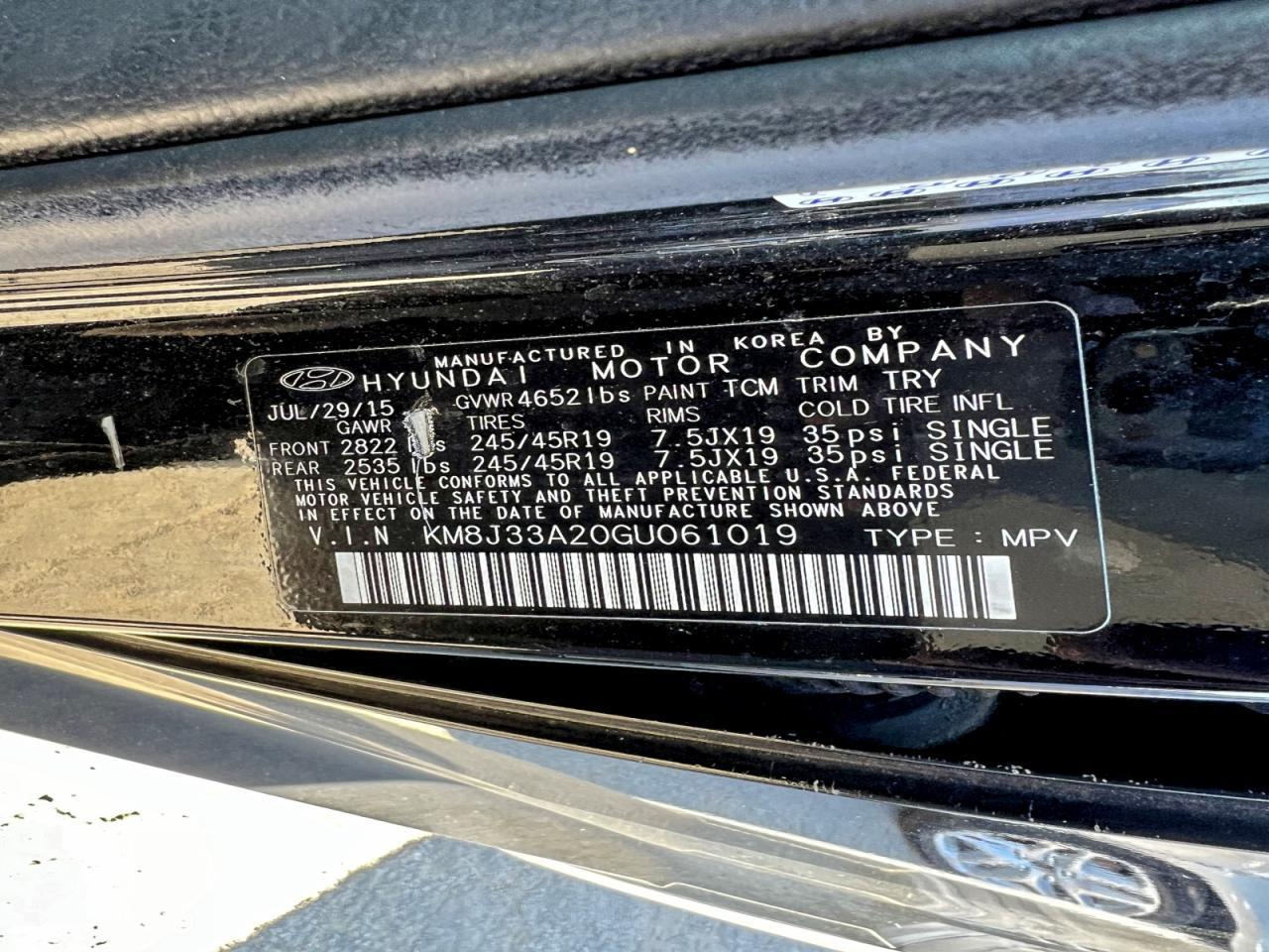 2016 Hyundai Tucson Limited - zdjęcie 13