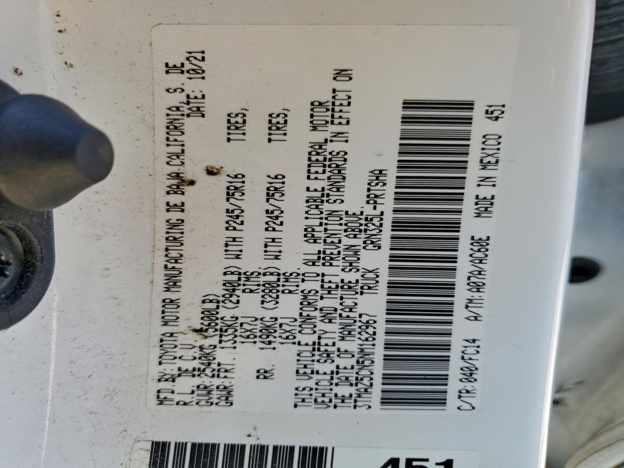 2022 Toyota Tacoma Double Cab - zdjęcie 12