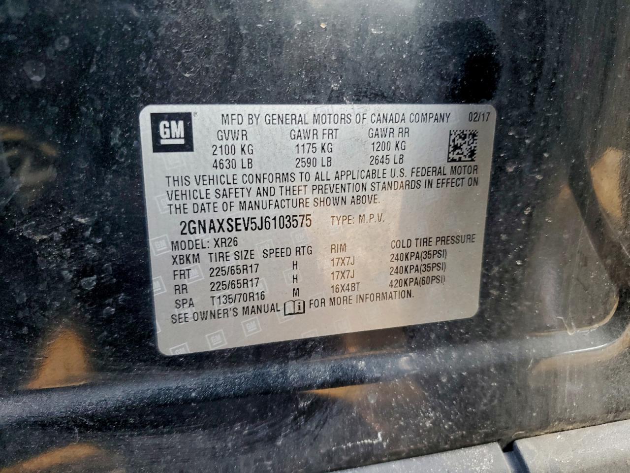 2018 Chevrolet Equinox Lt - zdjęcie 12