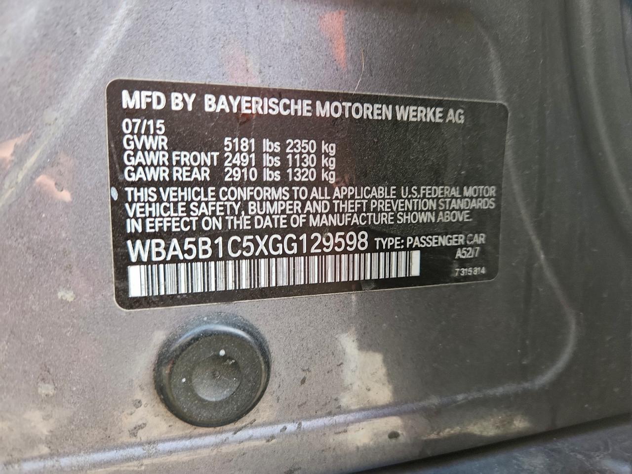 2016 BMW 535 I - zdjęcie 13