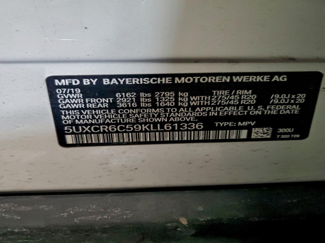 2019 BMW X5 xDrive40I - zdjęcie 14