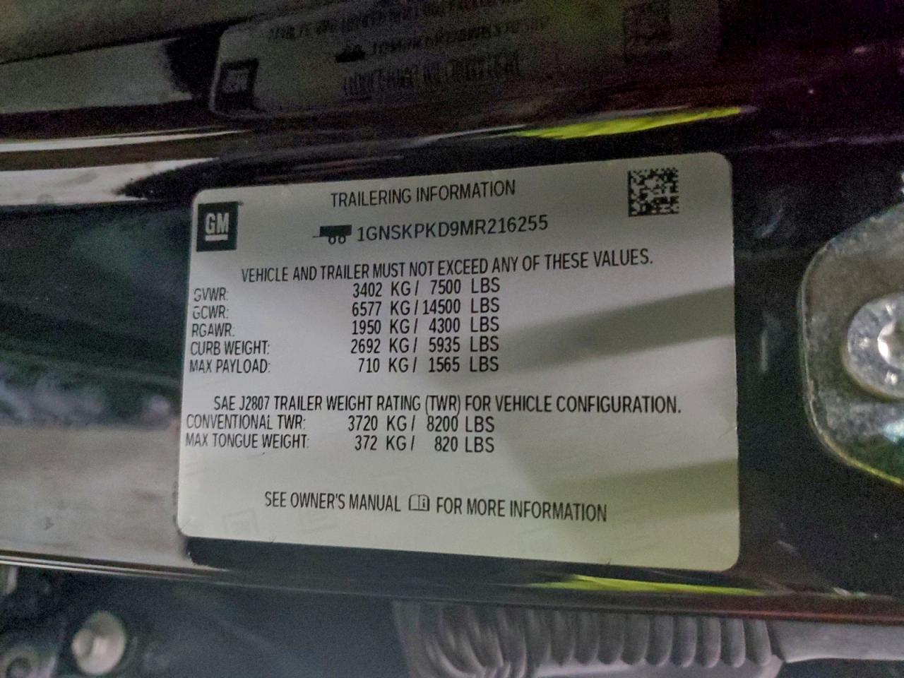 2021 Chevrolet Tahoe K1500 Z71 - zdjęcie 13