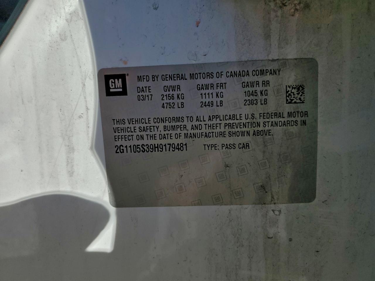 2017 Chevrolet Impala Lt - zdjęcie 13