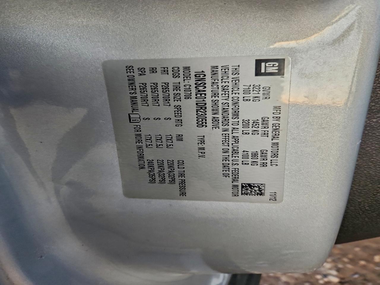 2013 Chevrolet Tahoe C1500 Ls - zdjęcie 13