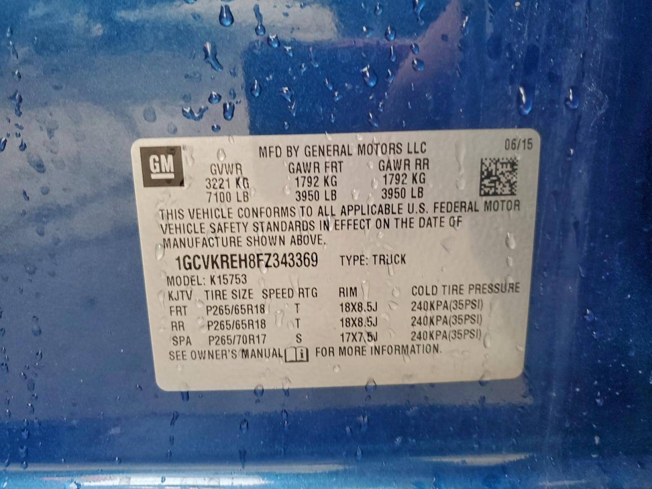 2015 Chevrolet Silverado K1500 Lt - zdjęcie 12