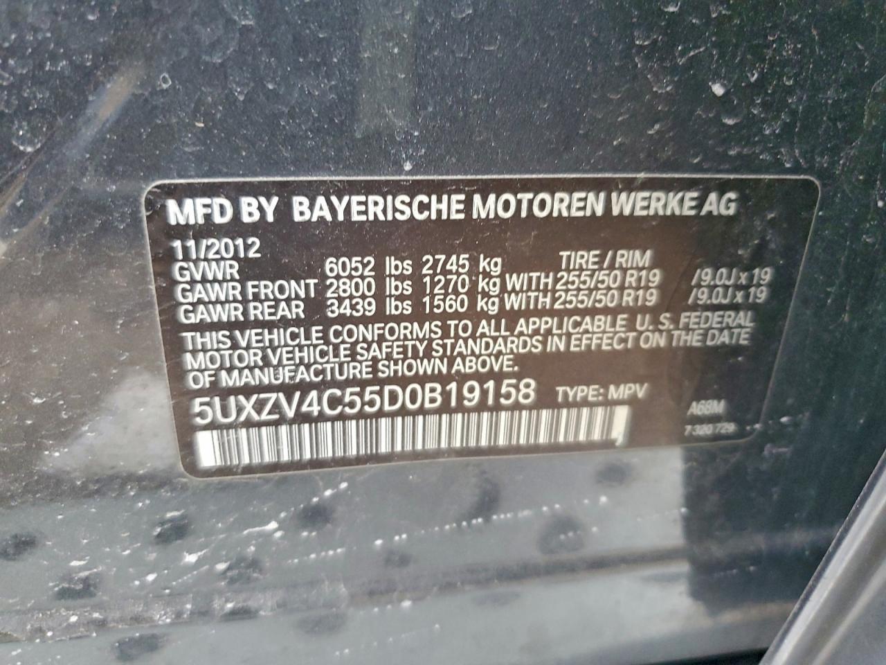 2013 BMW X5 xDrive35I - zdjęcie 12