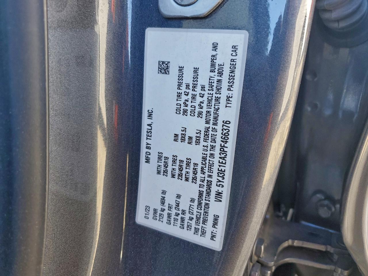 2023 Tesla Model 3 - zdjęcie 13