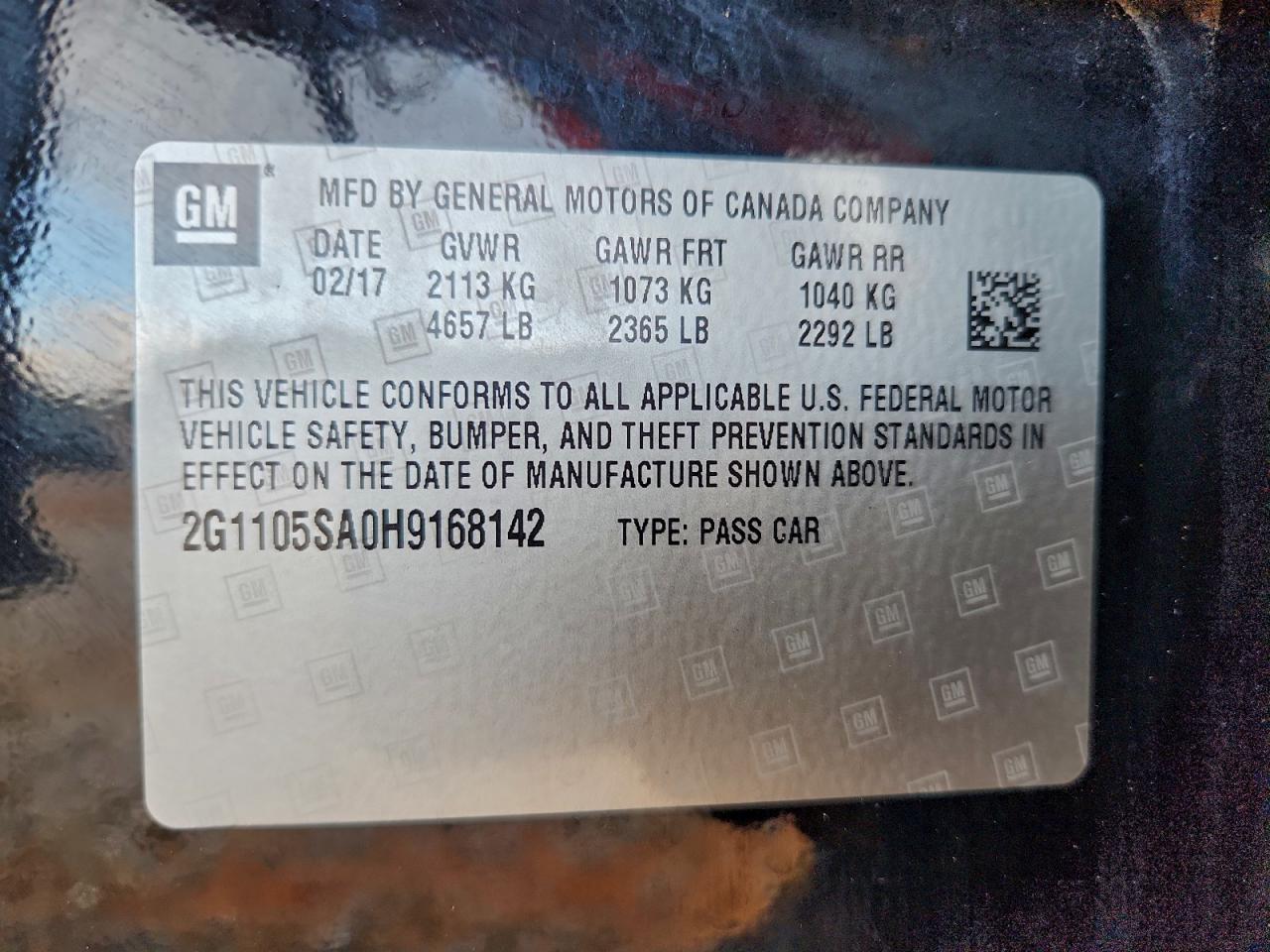 2017 Chevrolet Impala Lt - zdjęcie 12