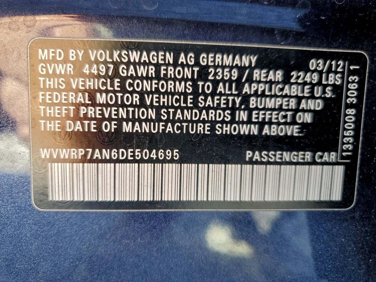 2013 Volkswagen Cc Luxury - zdjęcie 12