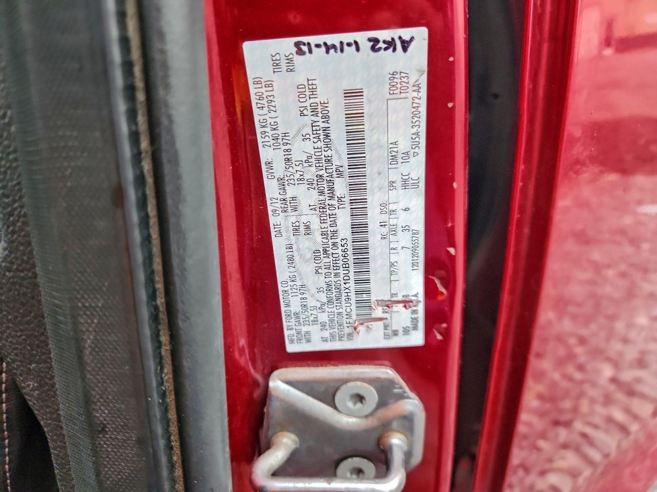 2013 Ford Escape Sel - zdjęcie 12