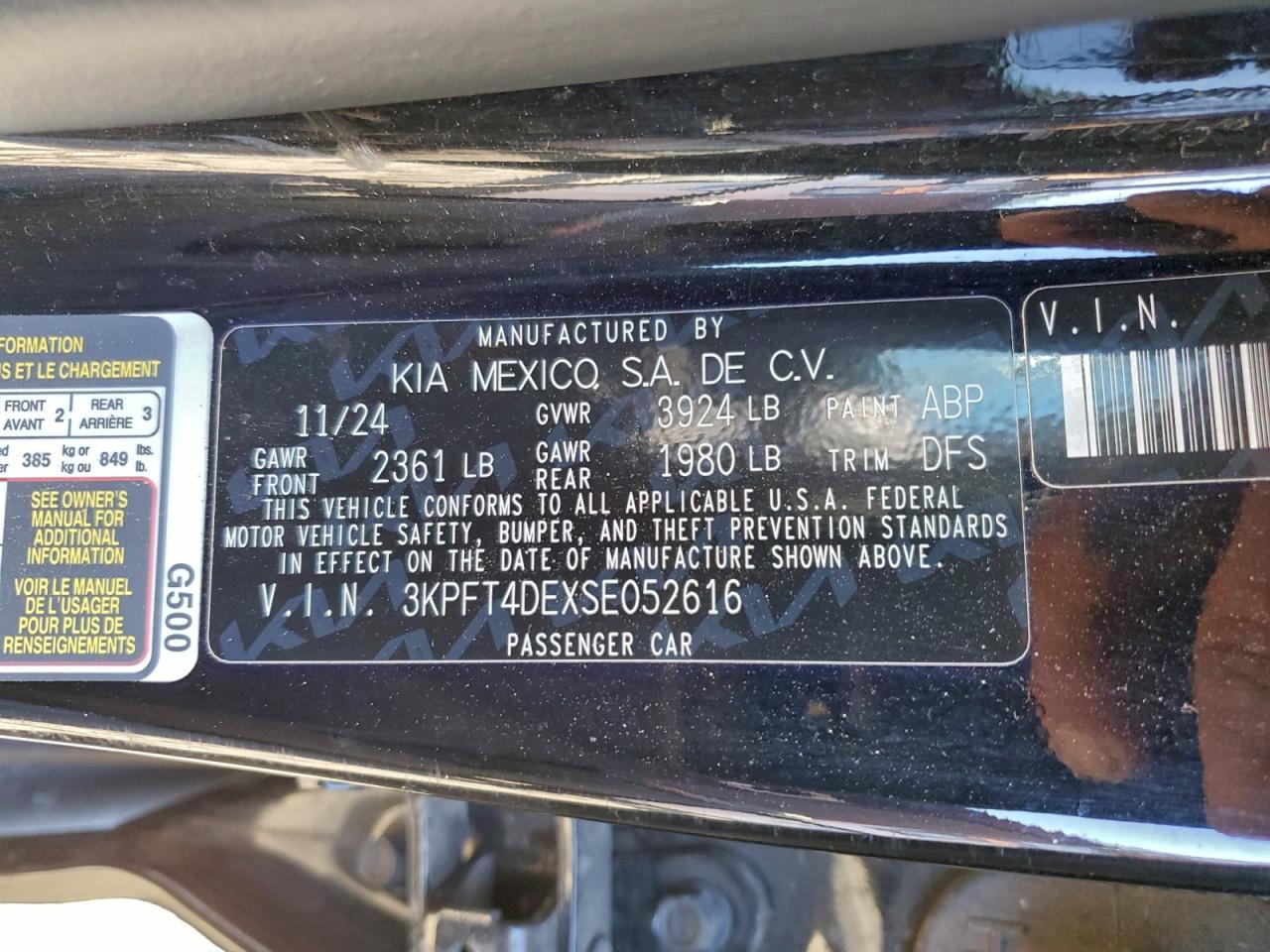 2025 Kia K4 Lx - zdjęcie 12