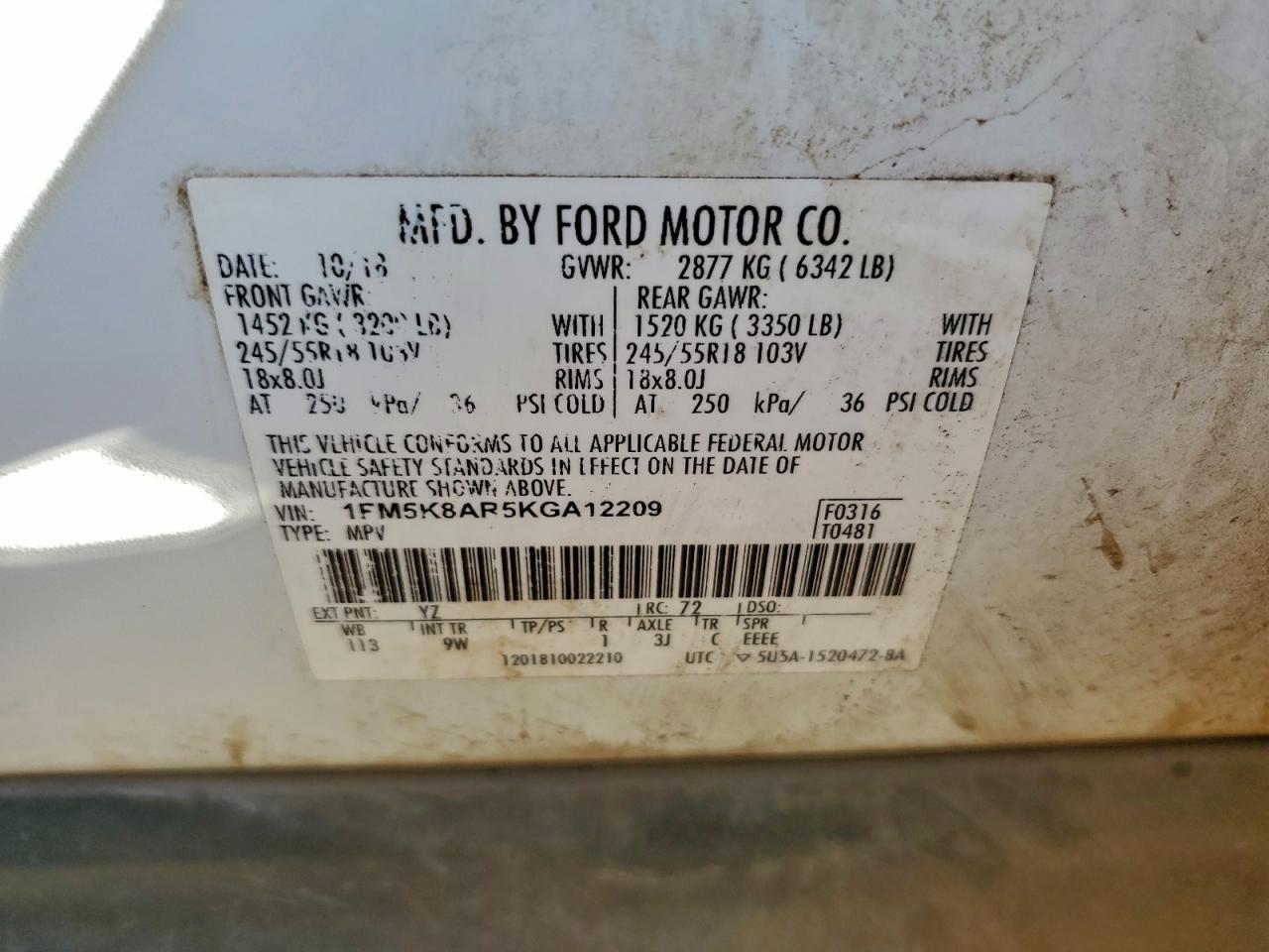 2019 Ford Explorer Police Interceptor - zdjęcie 13