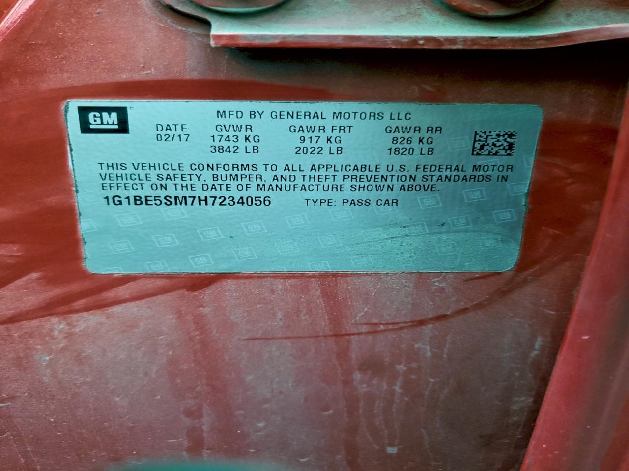 2017 Chevrolet Cruze Lt - zdjęcie 13