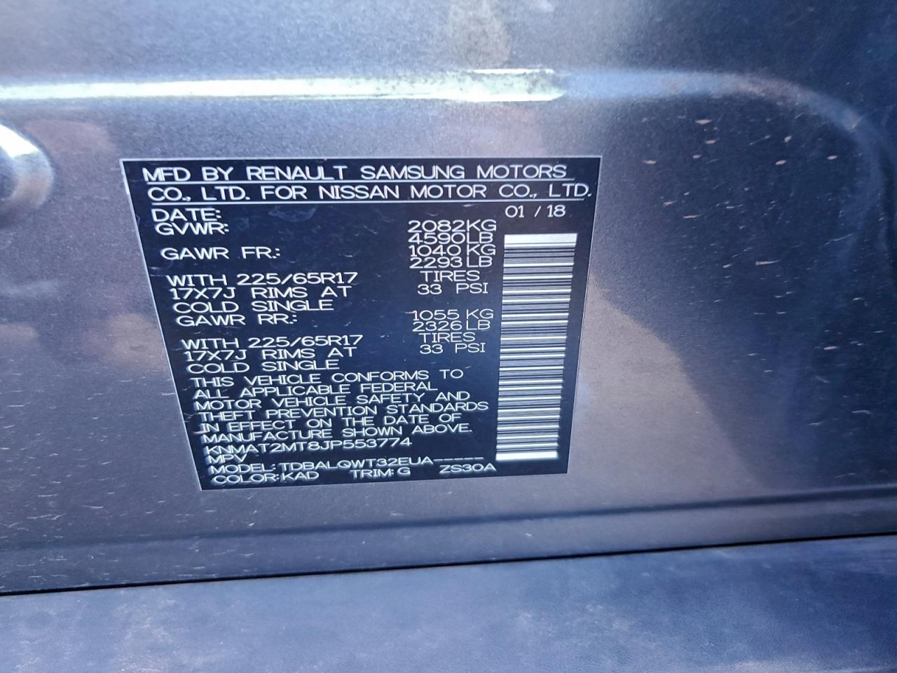 2018 Nissan Rogue S - zdjęcie 14