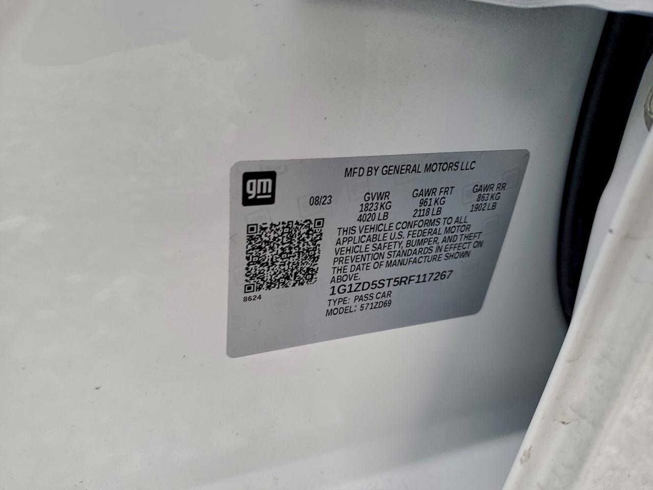 2024 Chevrolet Malibu Lt - zdjęcie 12