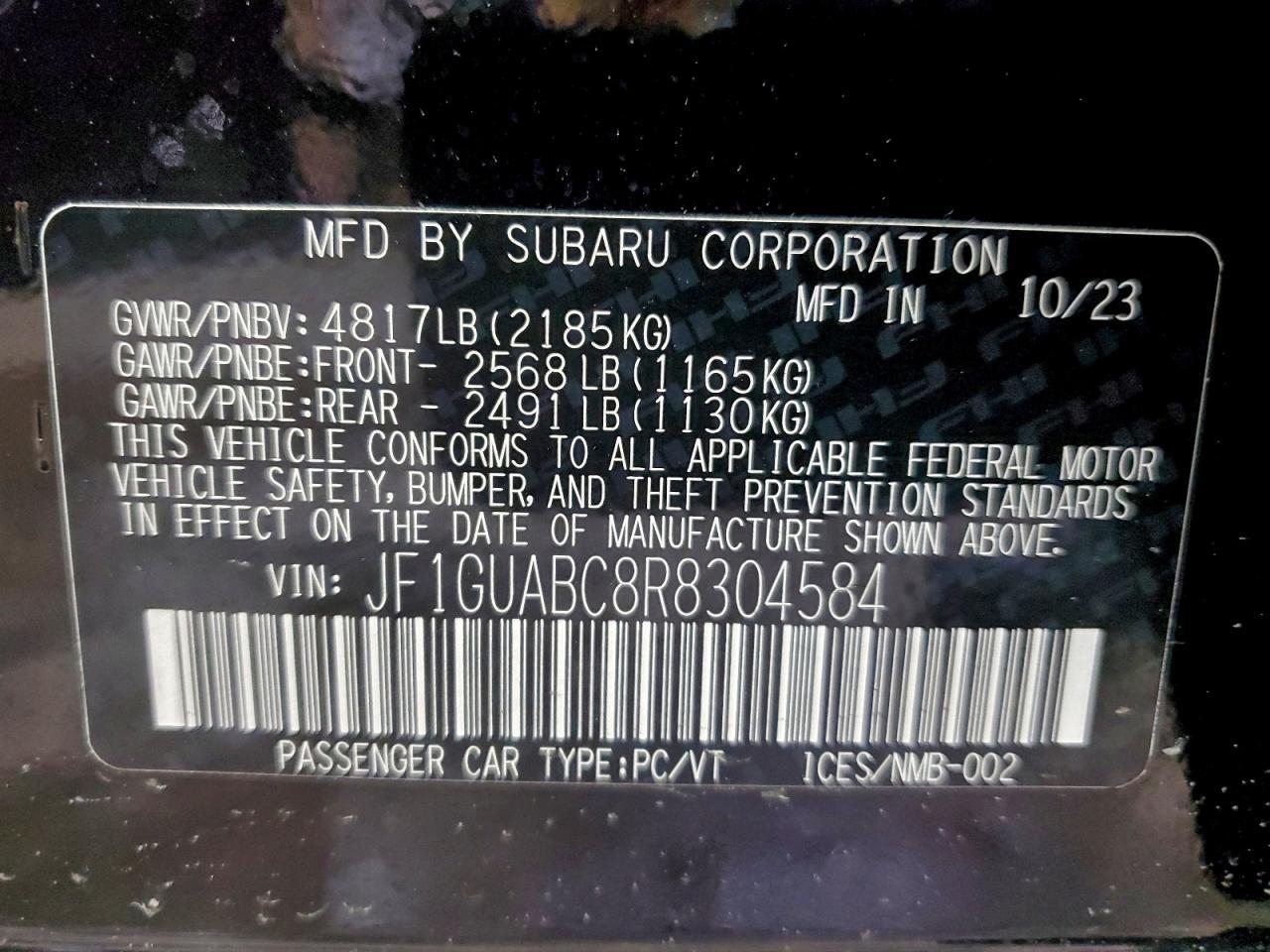 2024 Subaru Impreza - zdjęcie 13