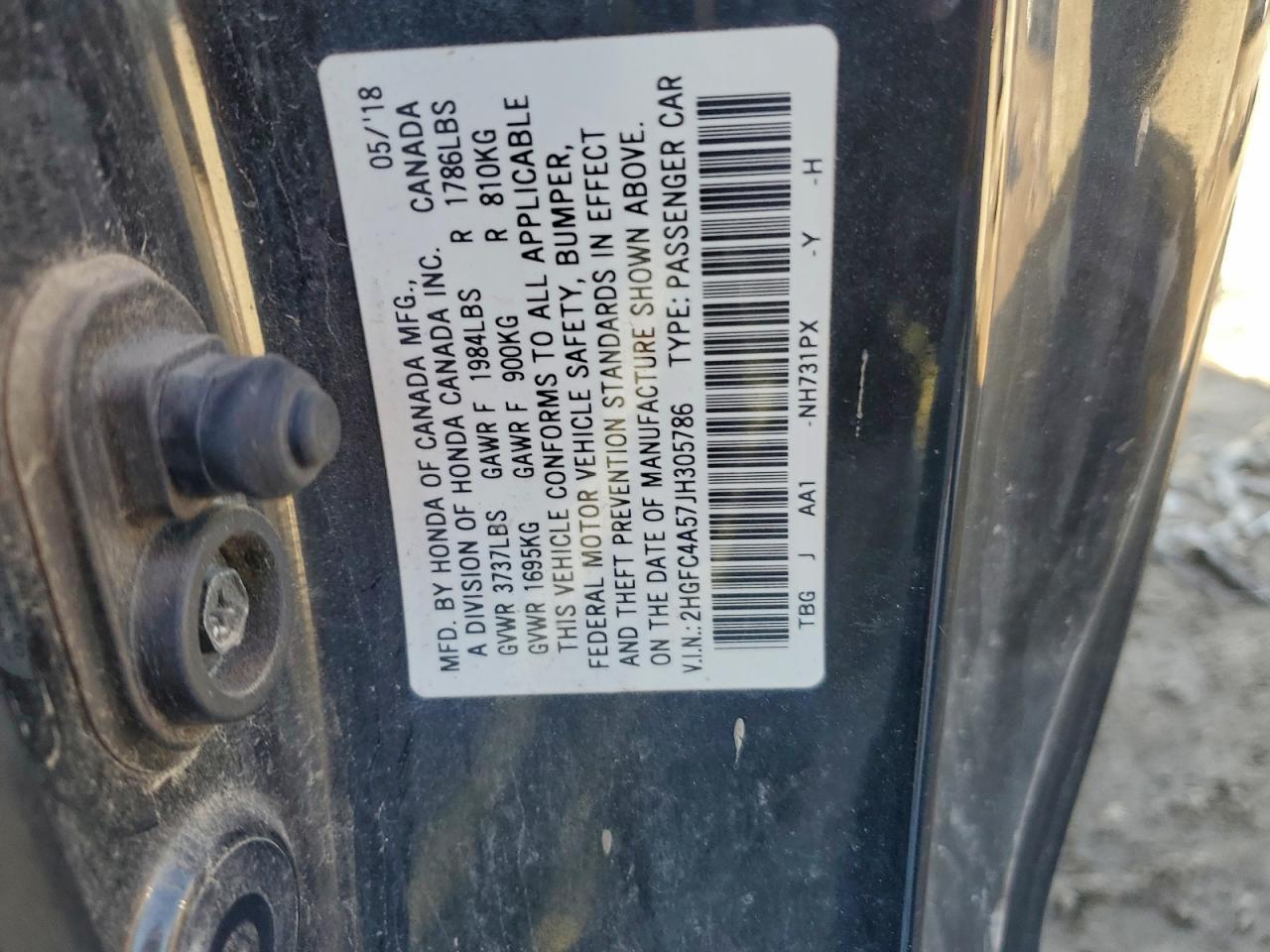 2018 Honda Civic Lx - zdjęcie 12