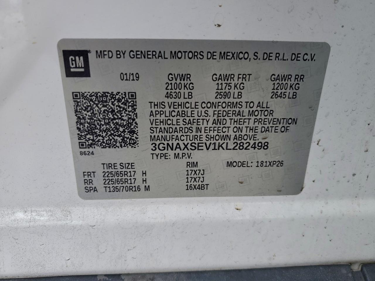 2019 Chevrolet Equinox Ls - zdjęcie 13