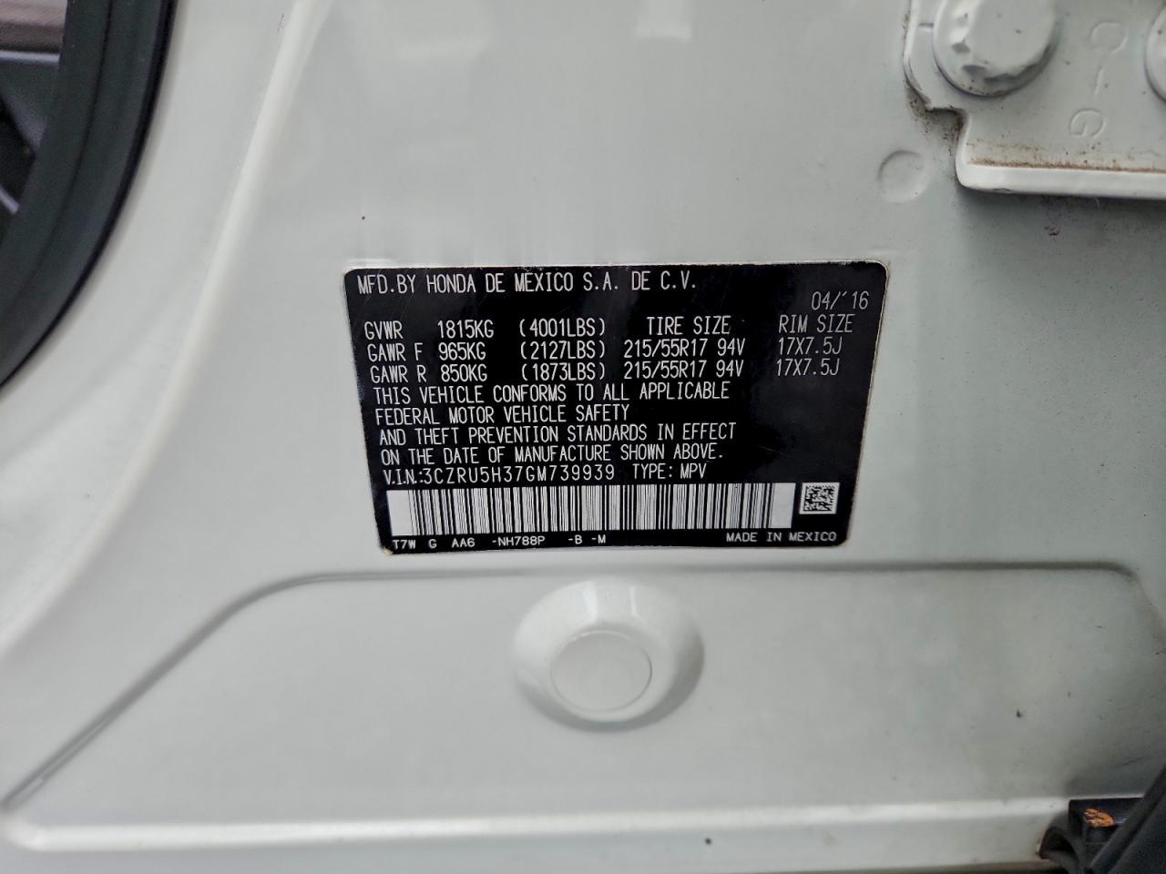 2016 Honda HR-V - zdjęcie 13