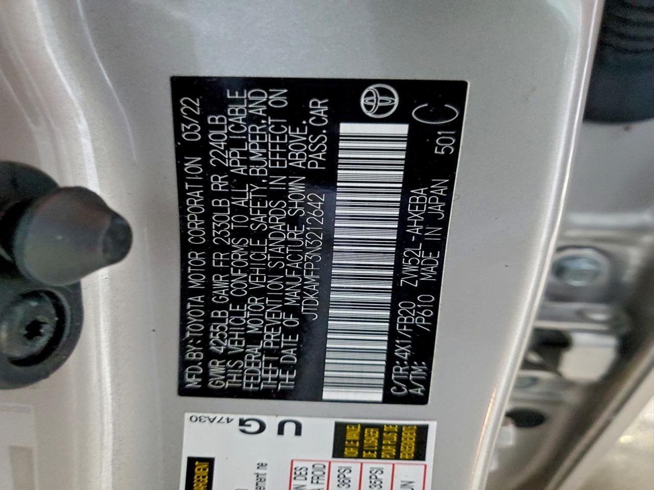 2022 Toyota Prius Prime Le - zdjęcie 12