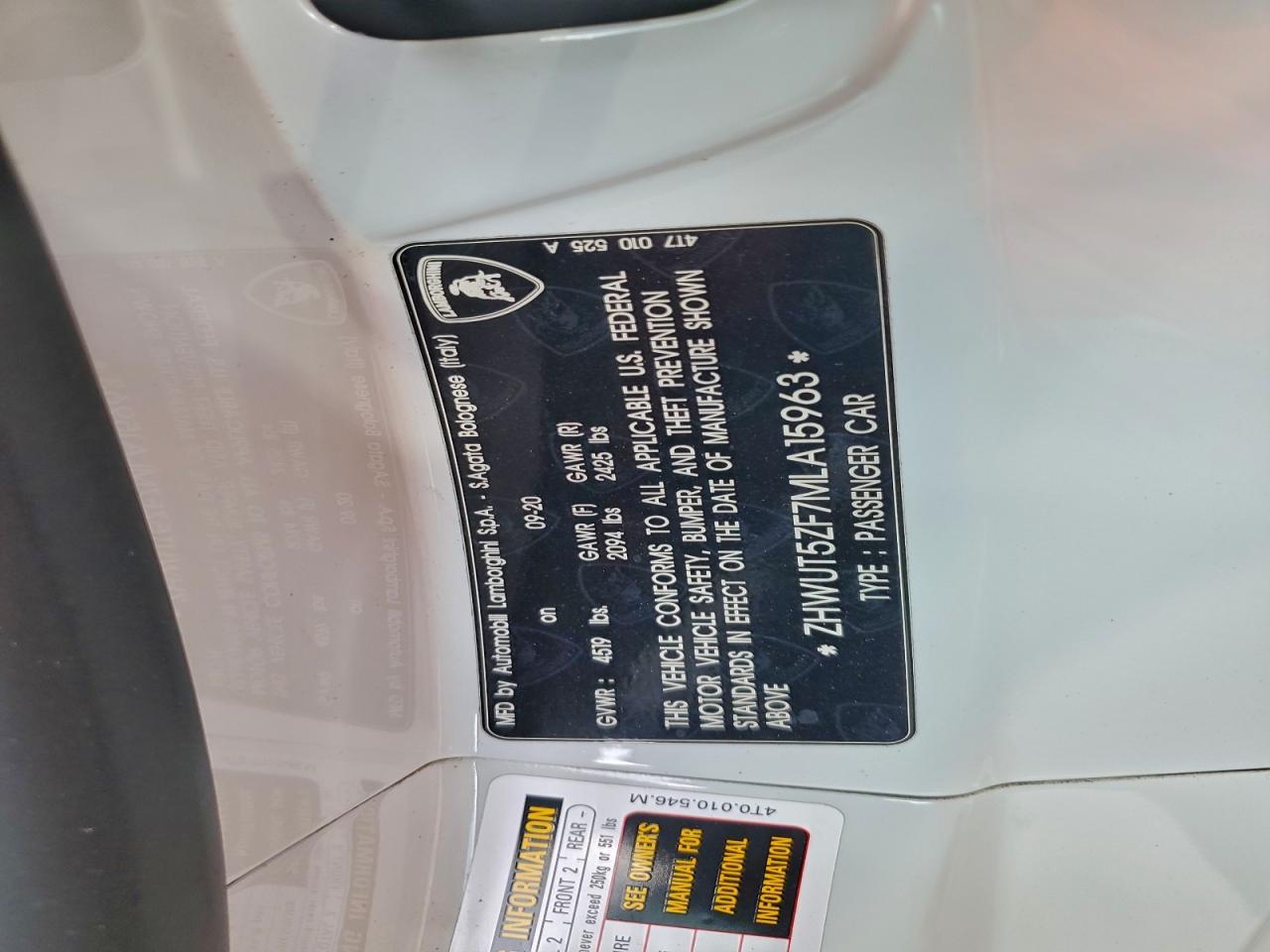 2021 Lamborghini Huracan Evo - zdjęcie 13